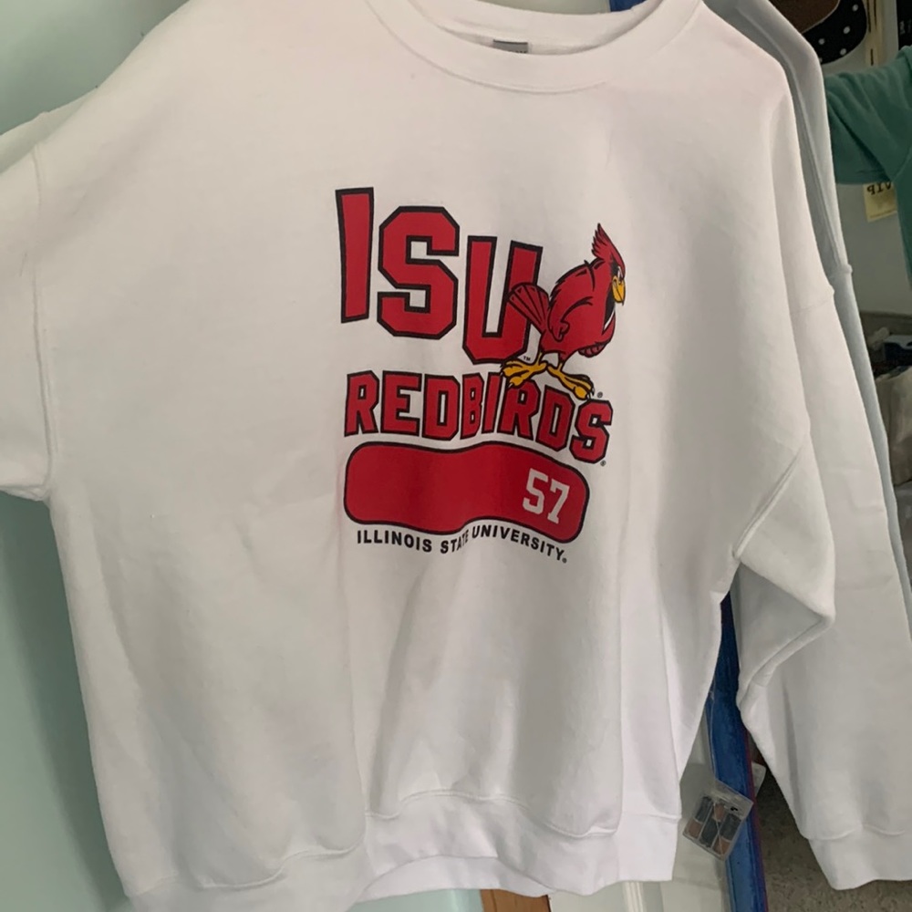 Illinois State Redbirds Retro Crewneck Hoodie